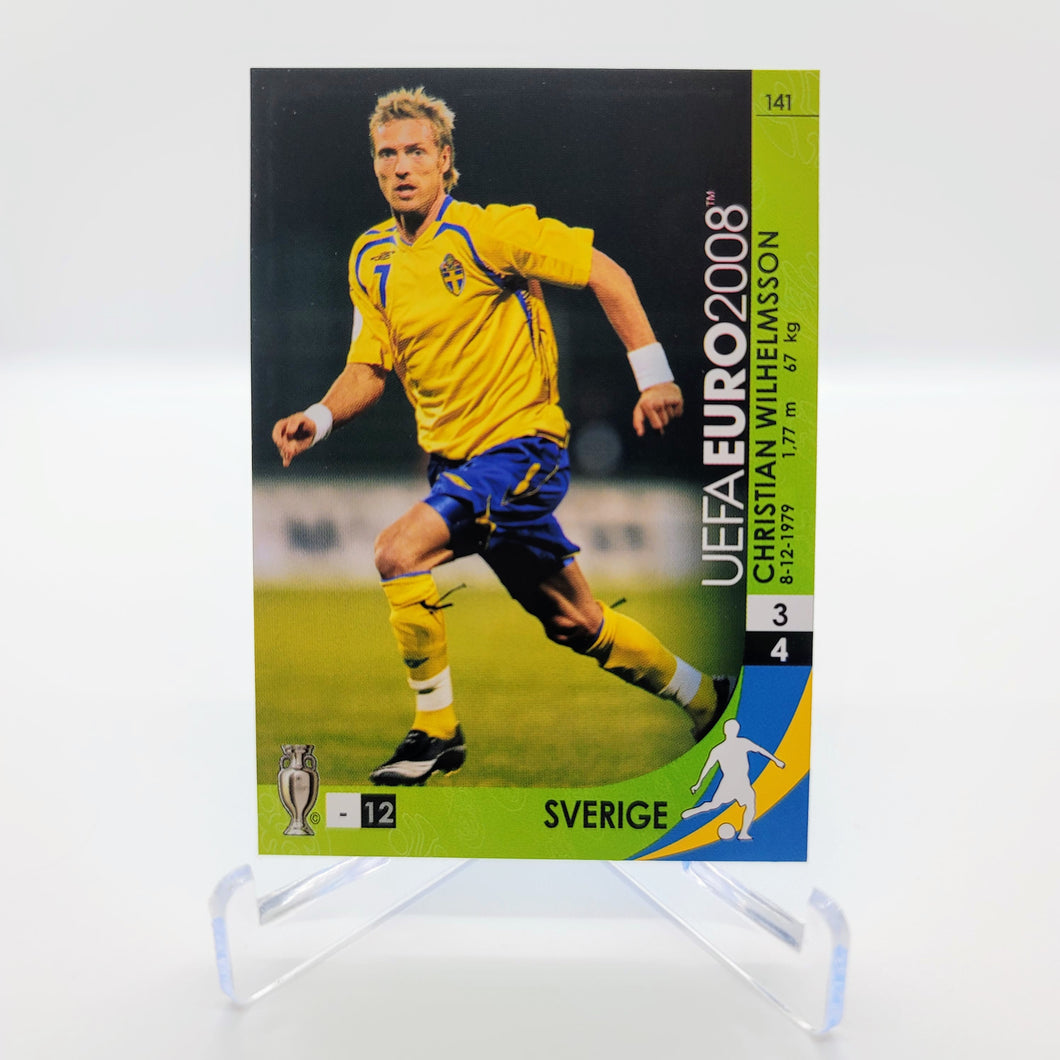 UEFA Euro 2008 Panini Trading Card Game #141 Christian Wilhelmsson