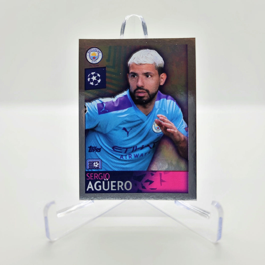 2019-20 Topps UEFA Champions League Official Sticker #329 Sergio Aguero