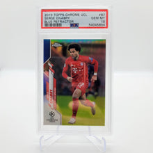 Load image into Gallery viewer, 2019-20 Topps Chrome UCL #67 Serge Gnabry Blue Refractor 69/150 PSA 10
