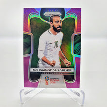 Load image into Gallery viewer, 2018 Panini Prizm World Cup #172 Mohammad Al-Sahlawi Purple Prizm /99
