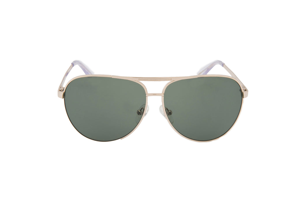 Gold Aviator Sunglasses