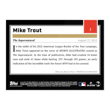 Load image into Gallery viewer, 2021 Topps x Sports Illustrated - Mike Trout - Card #1 PRE-ORDER
